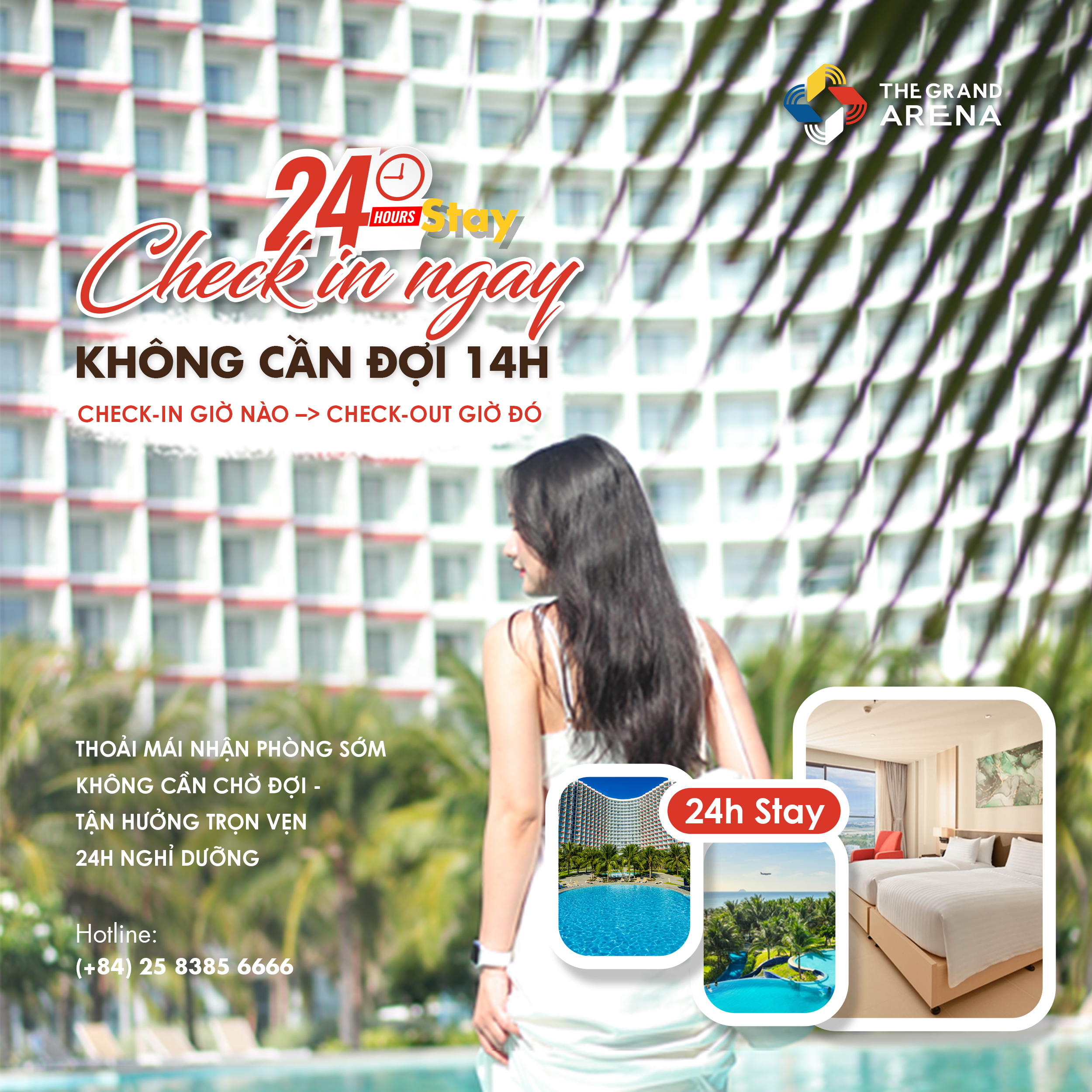 24h Stay: Check-in Anytime, Worry-free Holiday