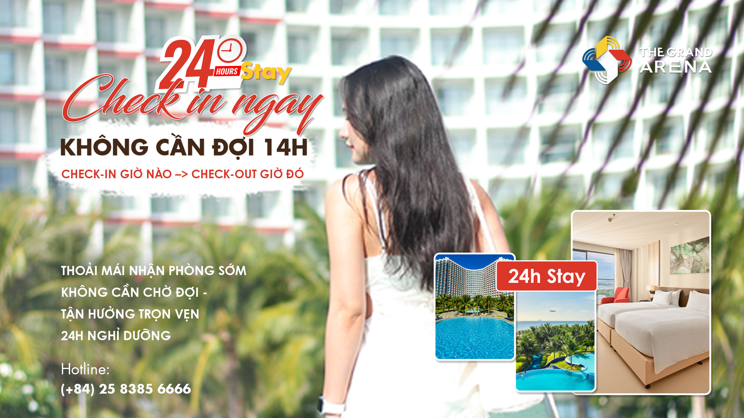 24h Stay: Check-in Anytime, Worry-free Holiday